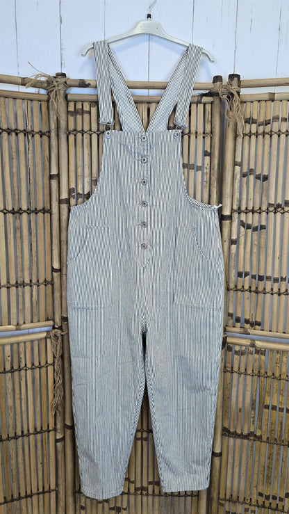 Pia snekkerbukse  striper navy