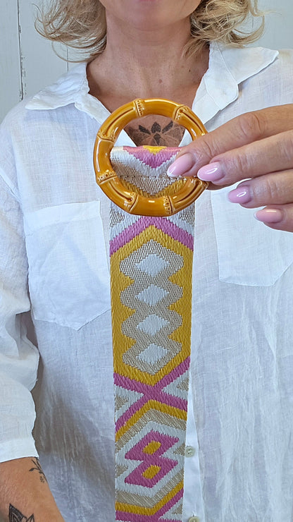 Bohemian belte rosa