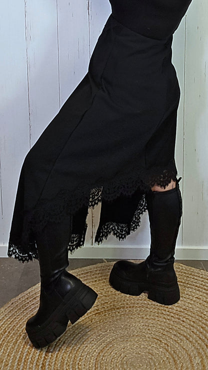 Lina Blondeskjørt Sort