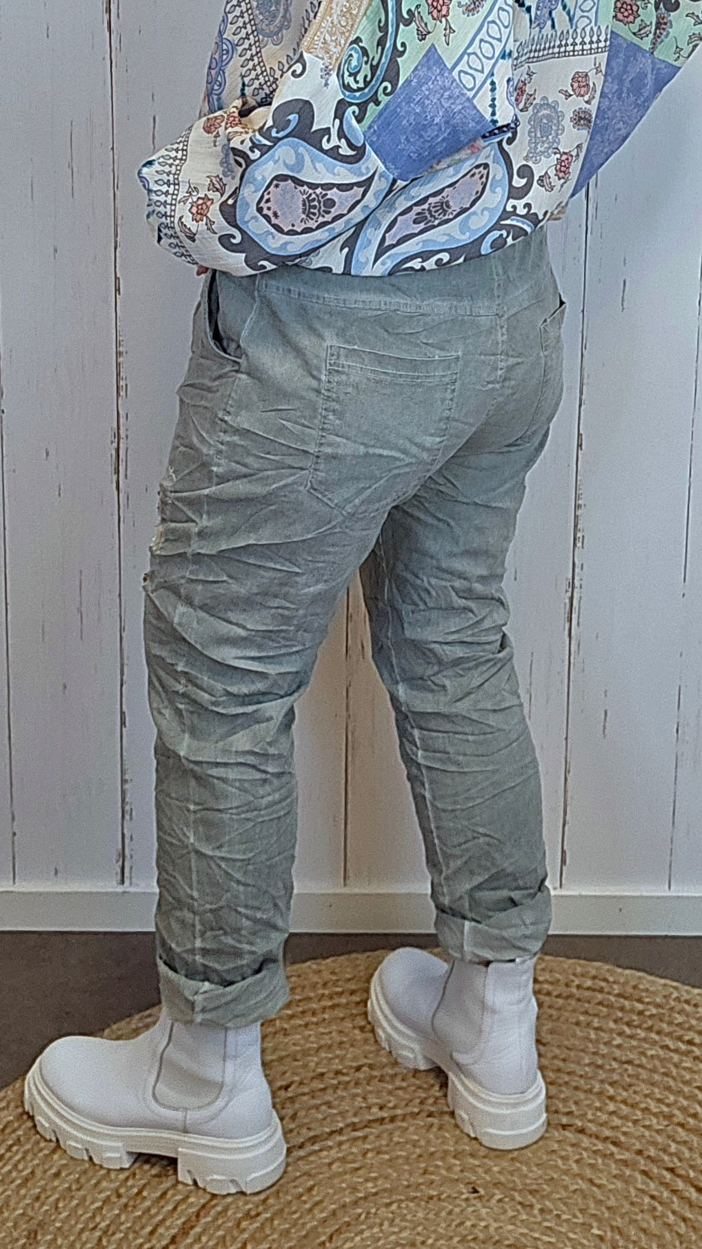 Eira dekorbukse kaki