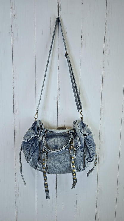 Molly denim veske blå