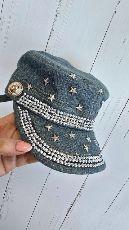 Tina denim caps