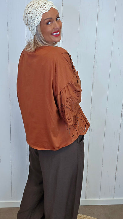 Amalia topp rust