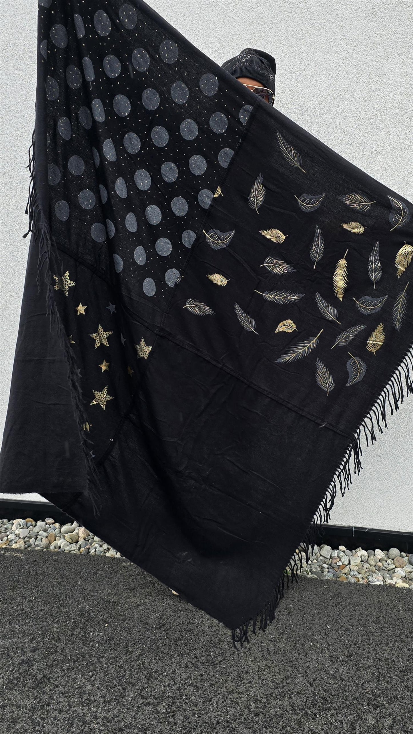 Sabrina skjerf svart