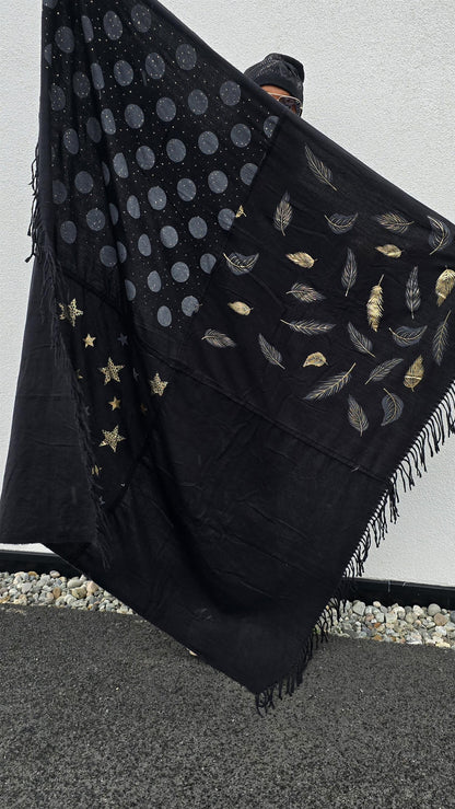 Sabrina skjerf svart