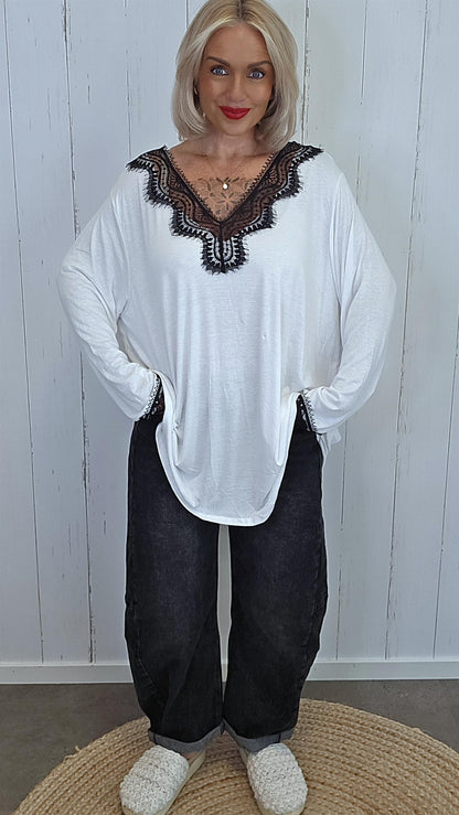 Wilma topp creme