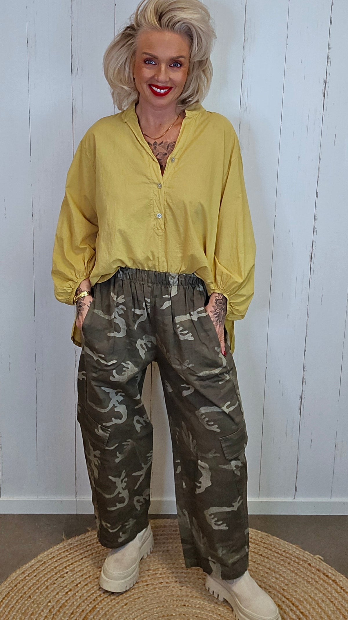 Tanja camo cargobukse