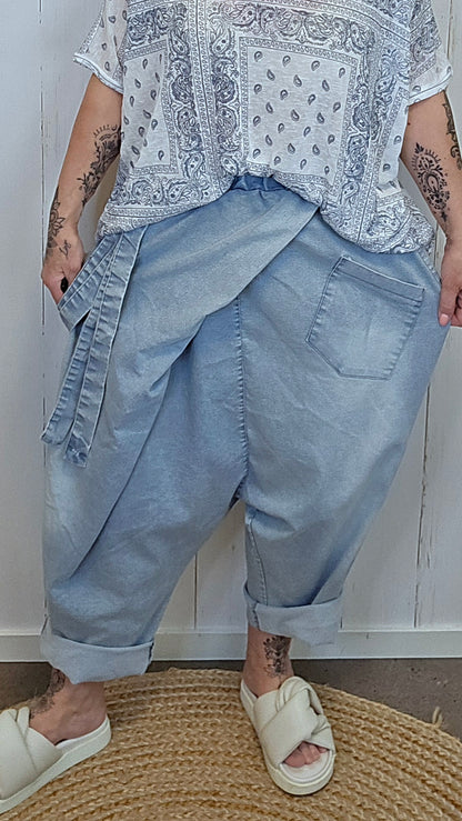 Nille harem denim bukse