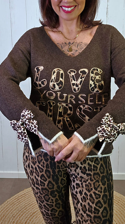 Elvira LoveYourself Genser Brun