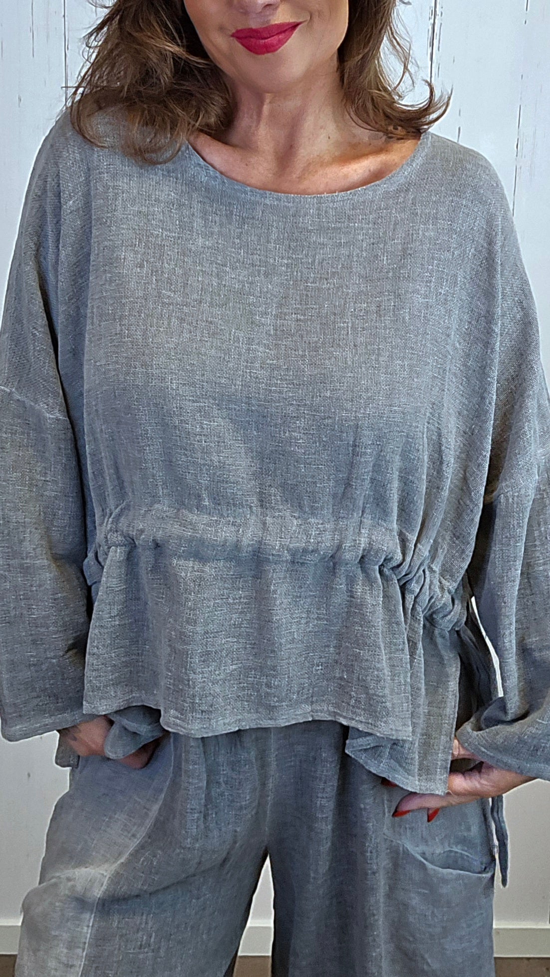Andrea topp grå