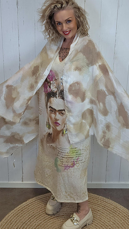 Aurora skjerf beige