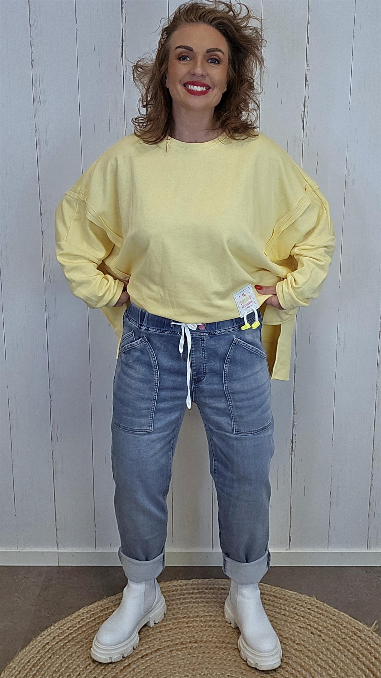 Bianca jeans lysblå