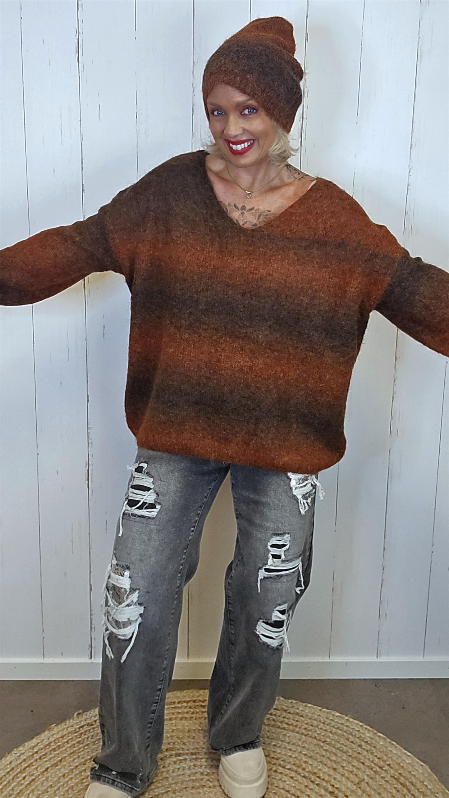 Line Lue Rødbrun
