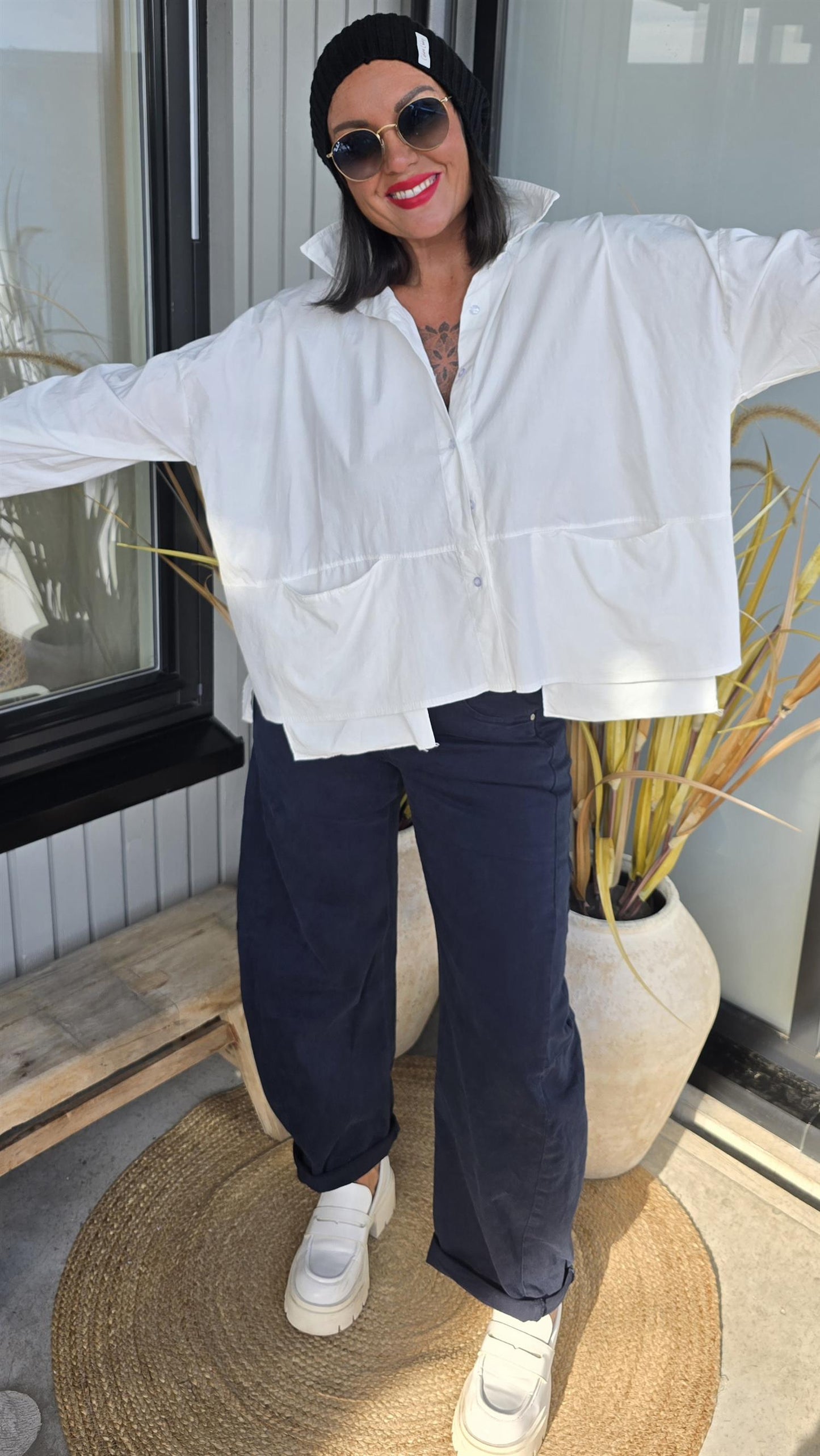 Lome skjorte offwhite