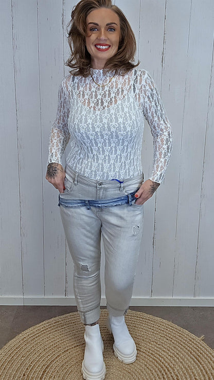 Vivian lysegrå jeans