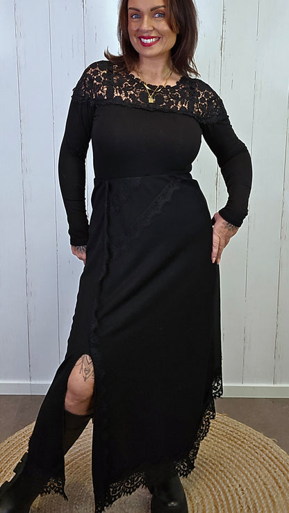 Lina Blondeskjørt Sort