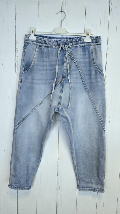 Gina denimlook-bukse