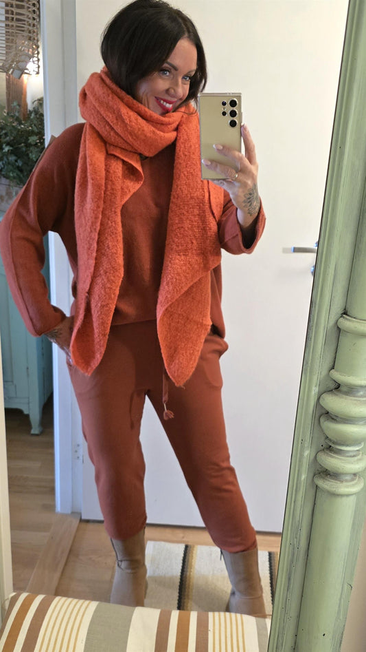 Kajsa skjerf orange