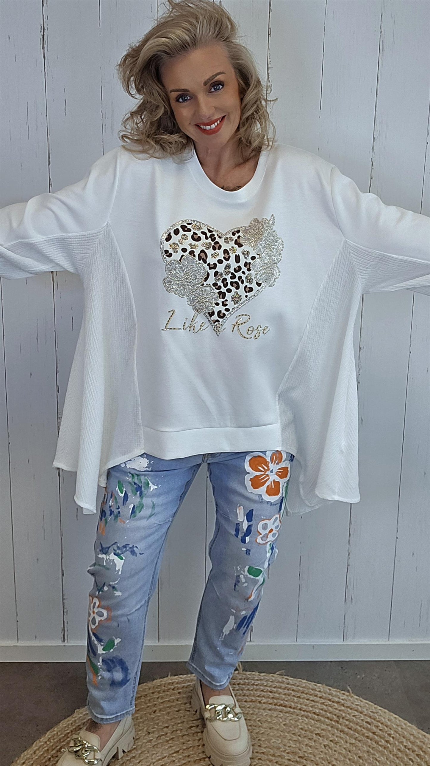 Dahlia topp creme