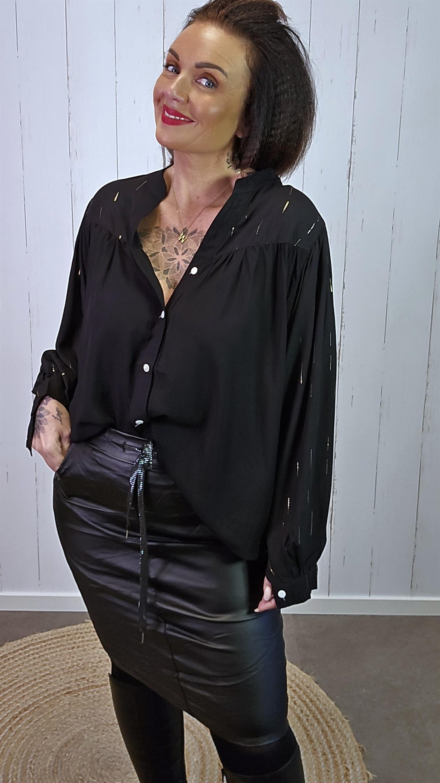 Hedda bluse svart