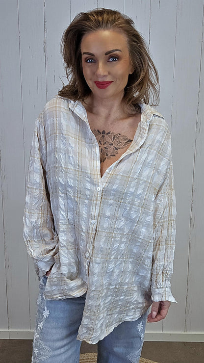 Wendy skjorte beige