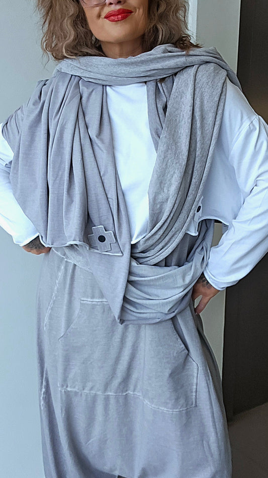 Mesh scarf cement