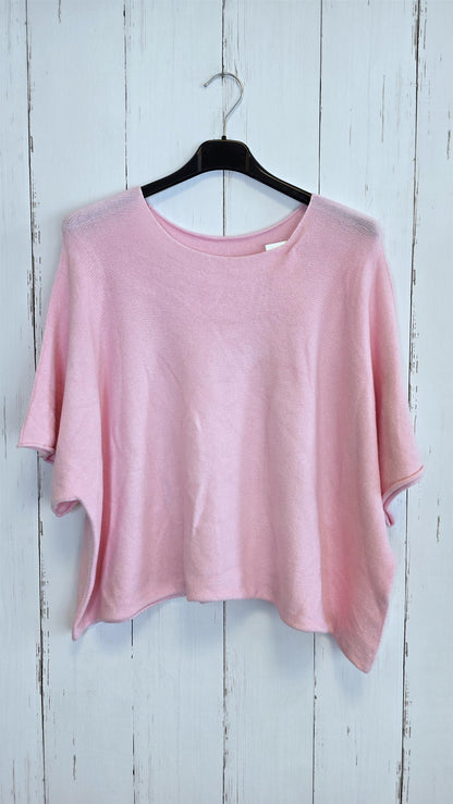 Luna genser topp rosa