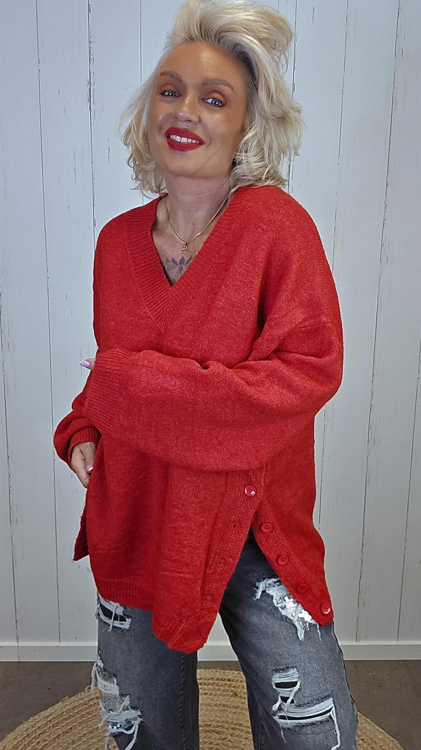 Renate Genser rød