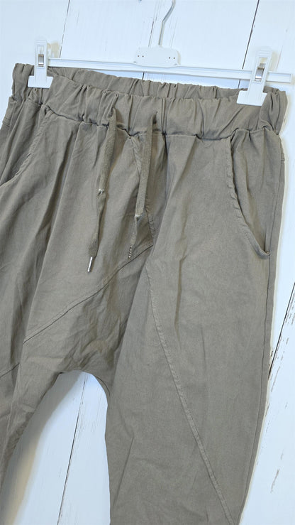 Baggy bukse taupe