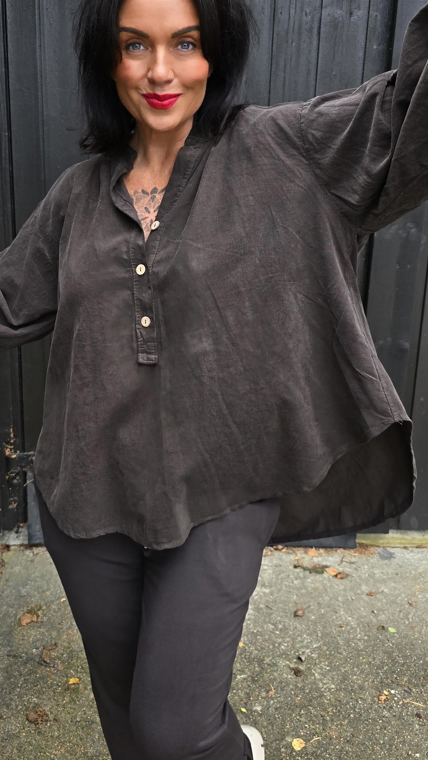 Merethe bluse brun