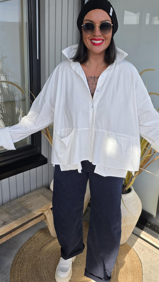 Lome skjorte offwhite
