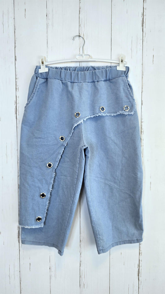 Tanja denim jogger capri