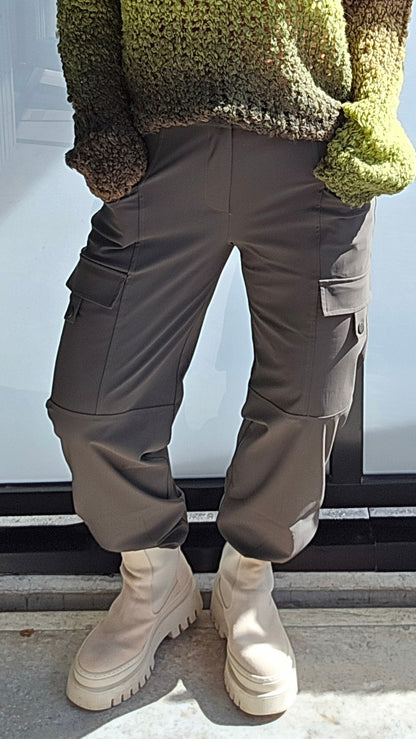 Jannes pants technical jersey army