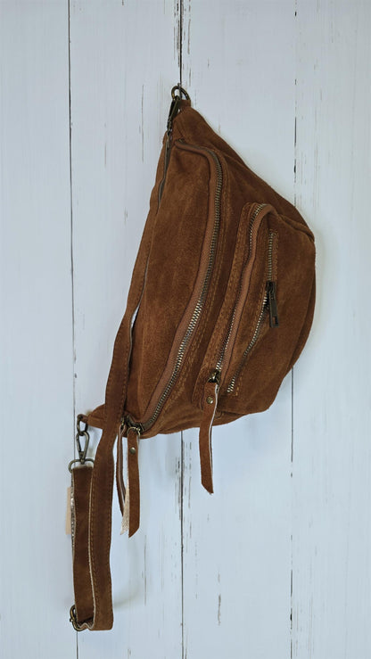 Seline skinn veske cognac