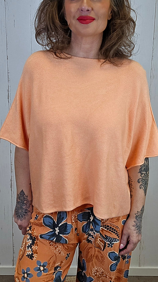 Luna genser topp orange