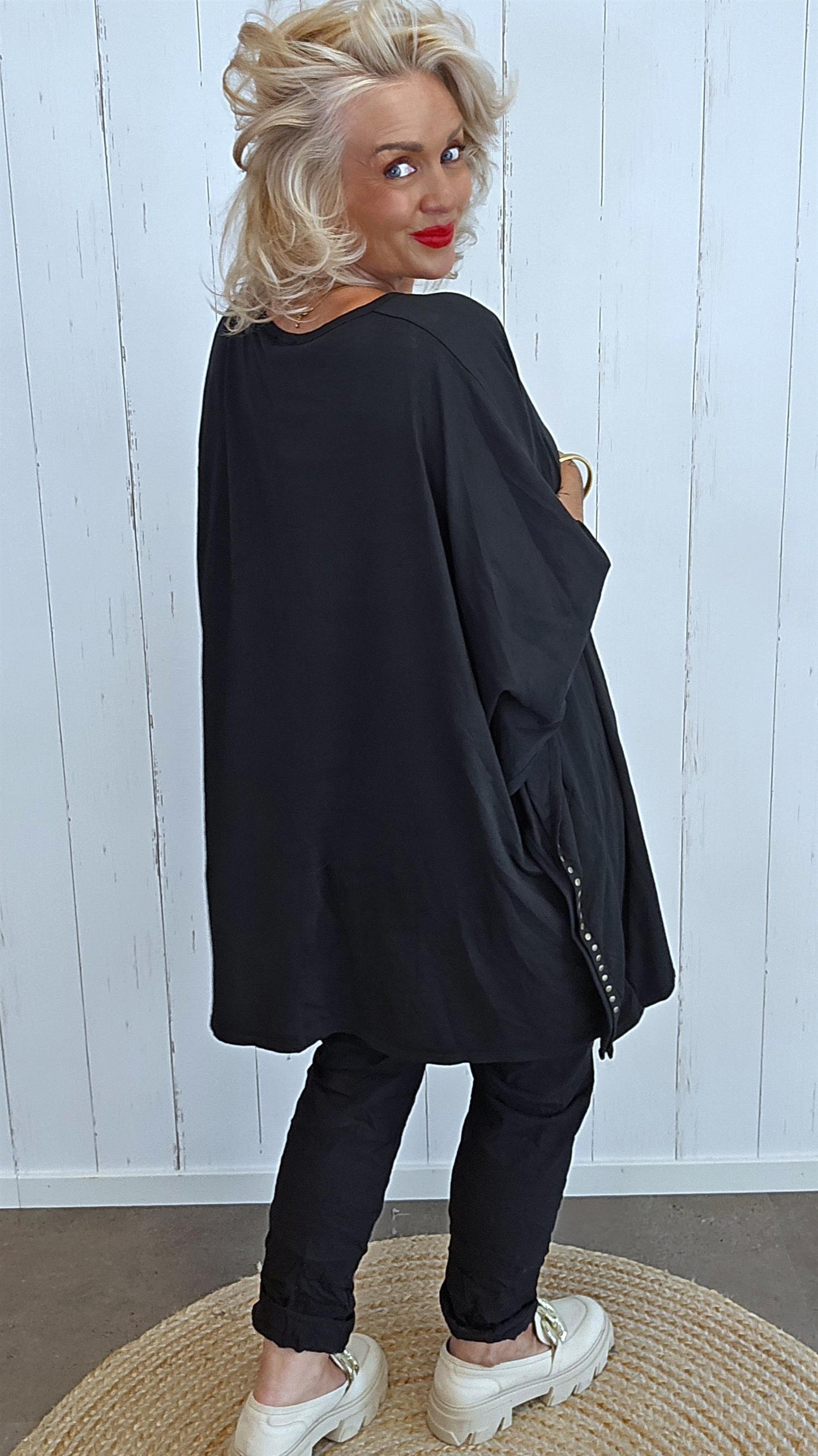 Dakota oversized topp svart