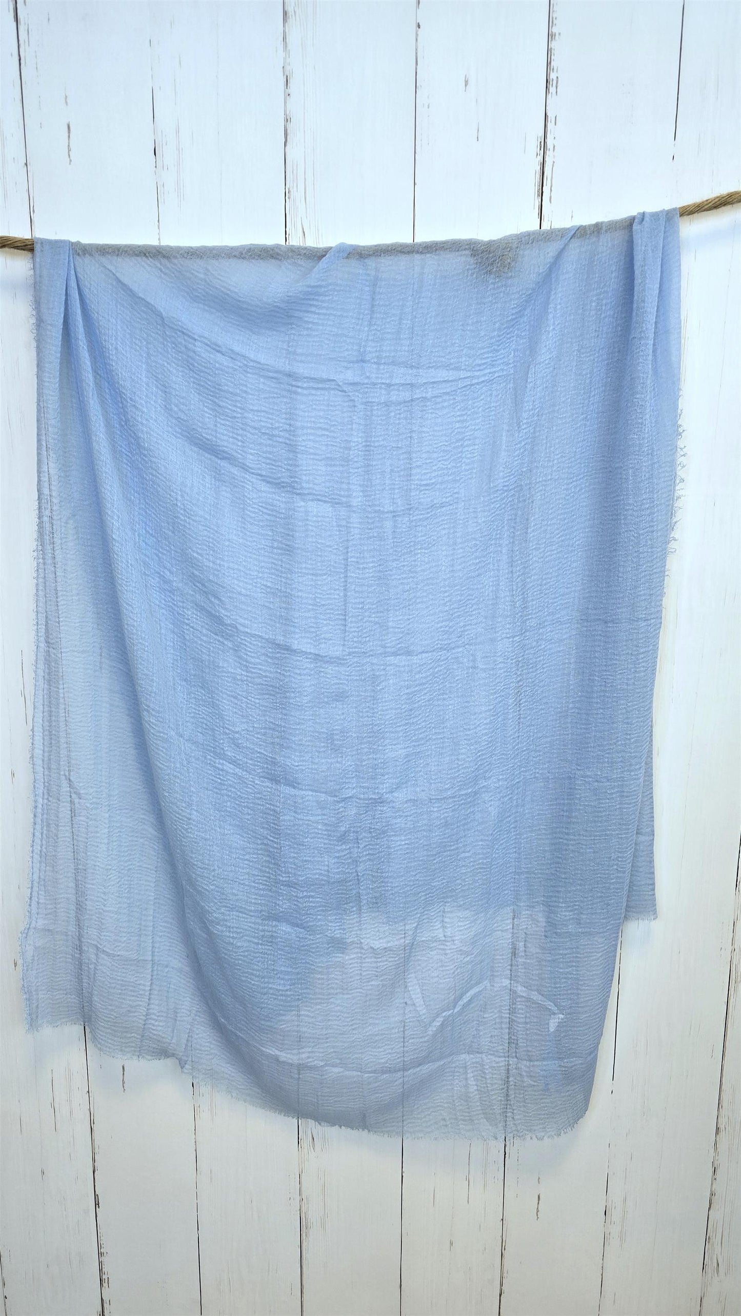 Izzy skjerf lyse blå