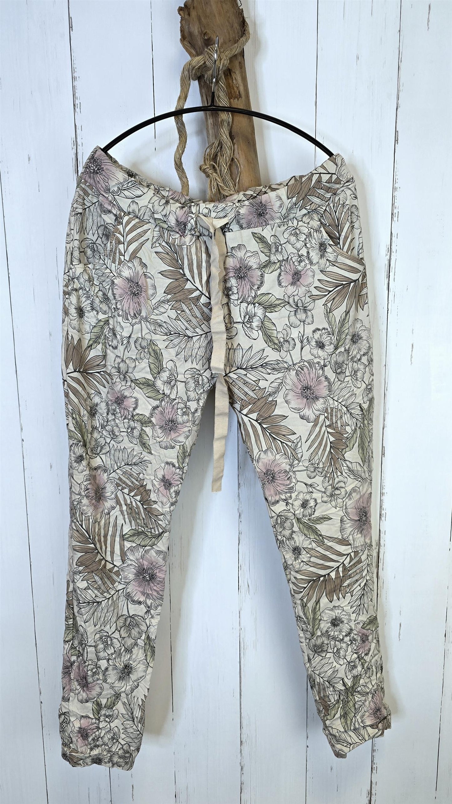 Sofie blomstemønstret bukse