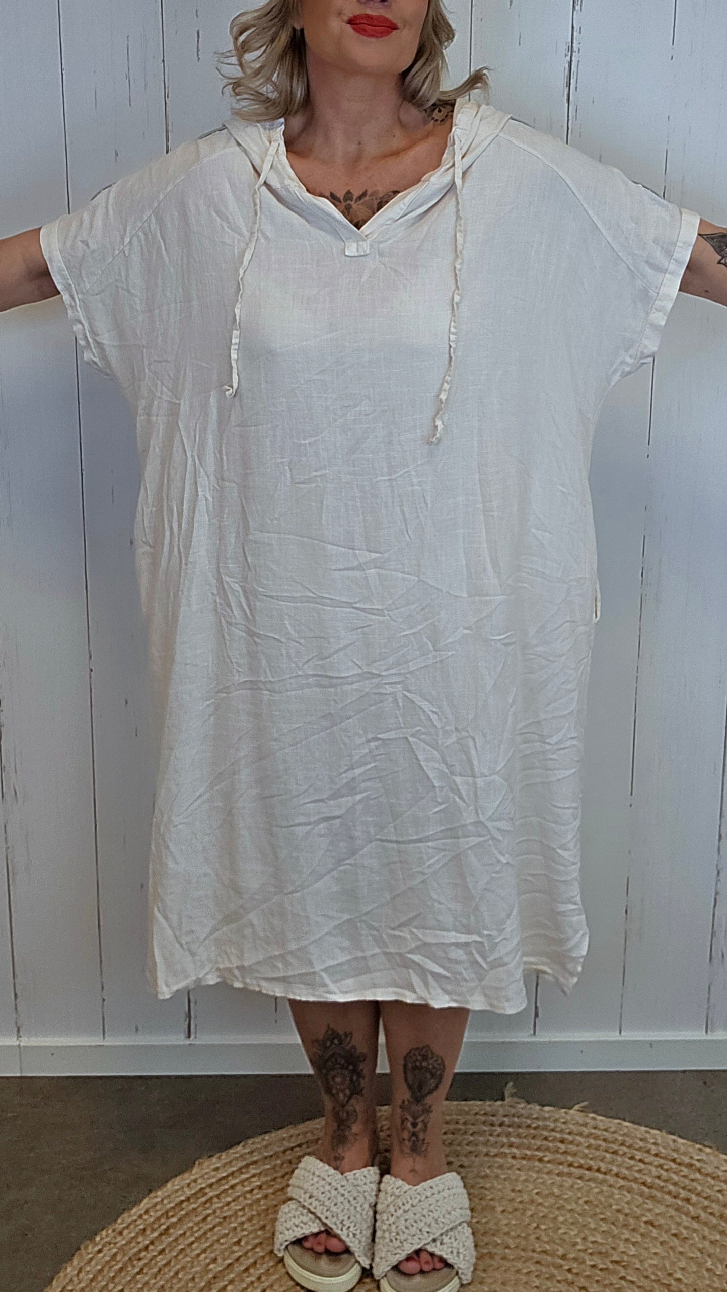 Mille hette Kjole beige