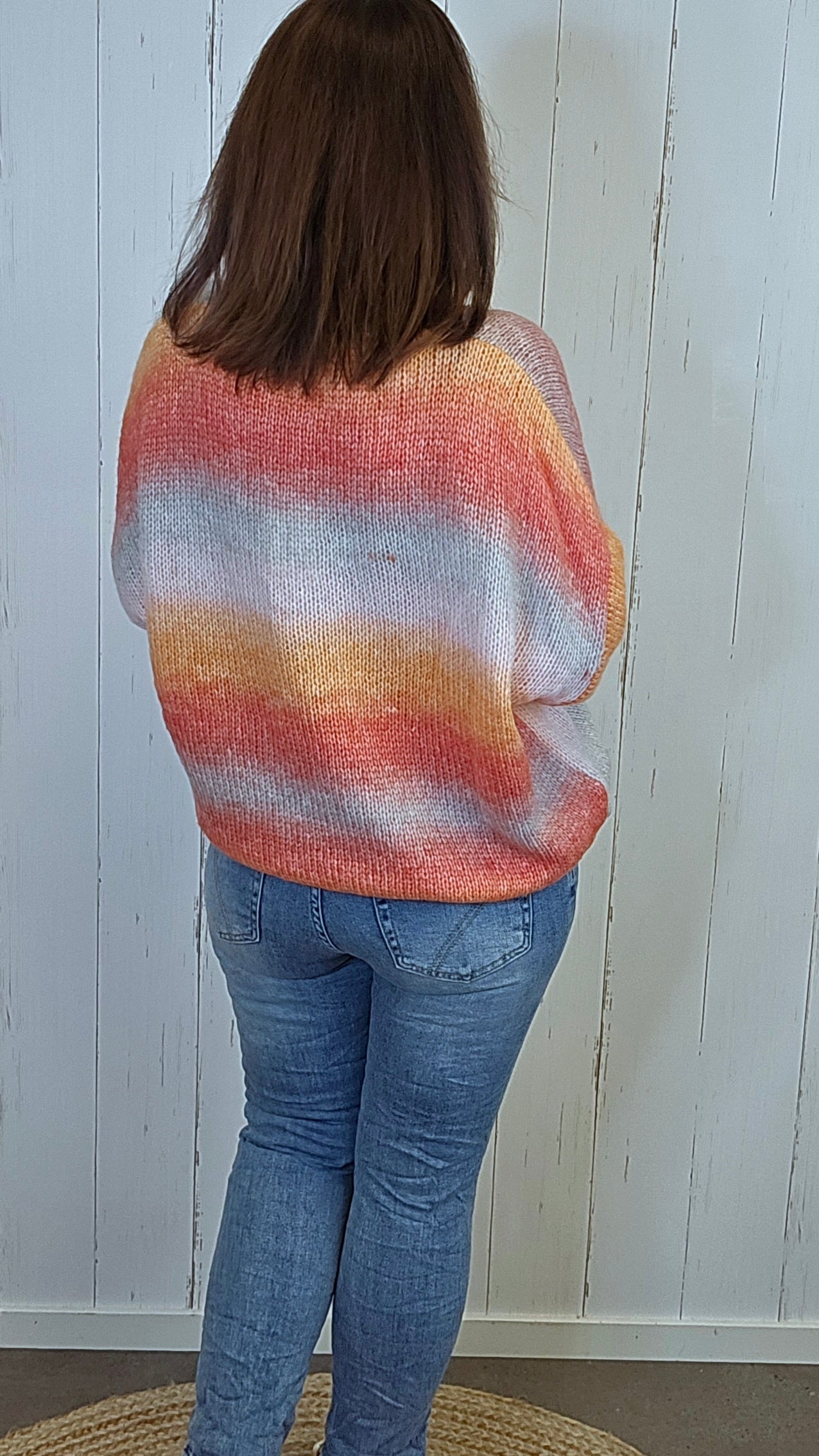 Melody cardigan orange