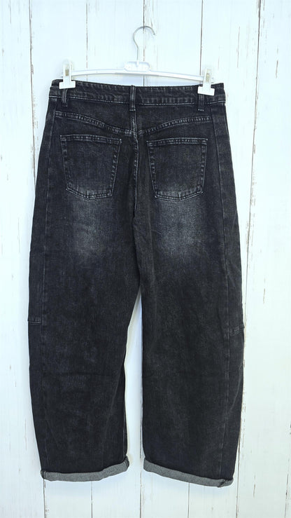 Nicky Barrel jeans svart