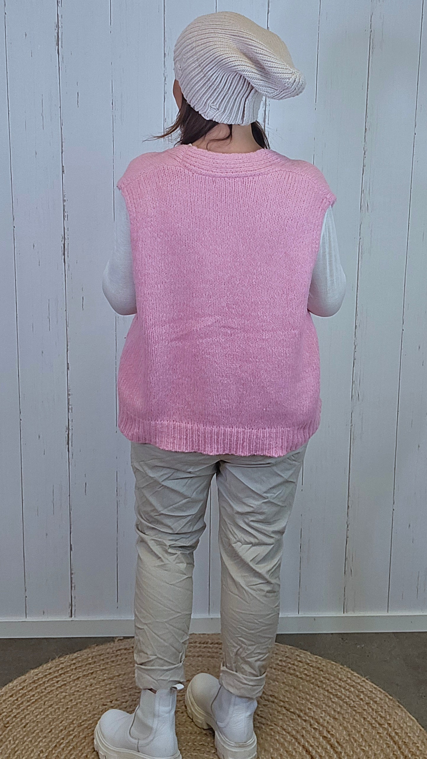 Ida Strikkevest Rosa