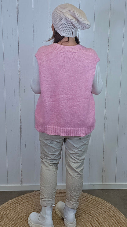 Ida Strikkevest Rosa