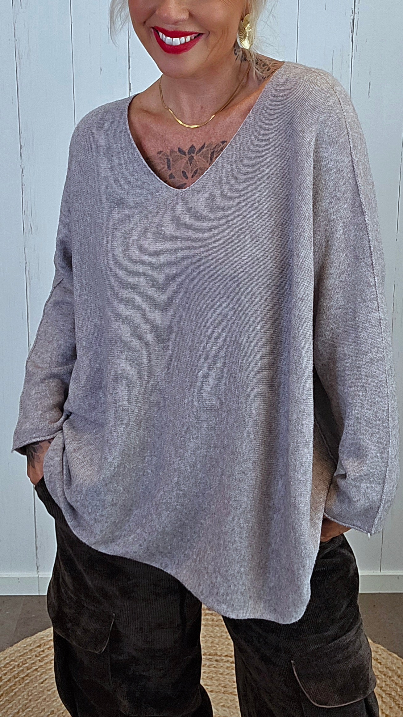 Malena Genser taupe