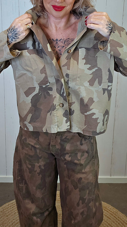 Daily skjorte natur camo