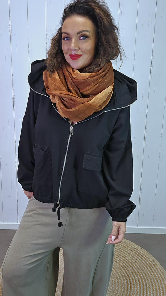 Nora hettejakke svart