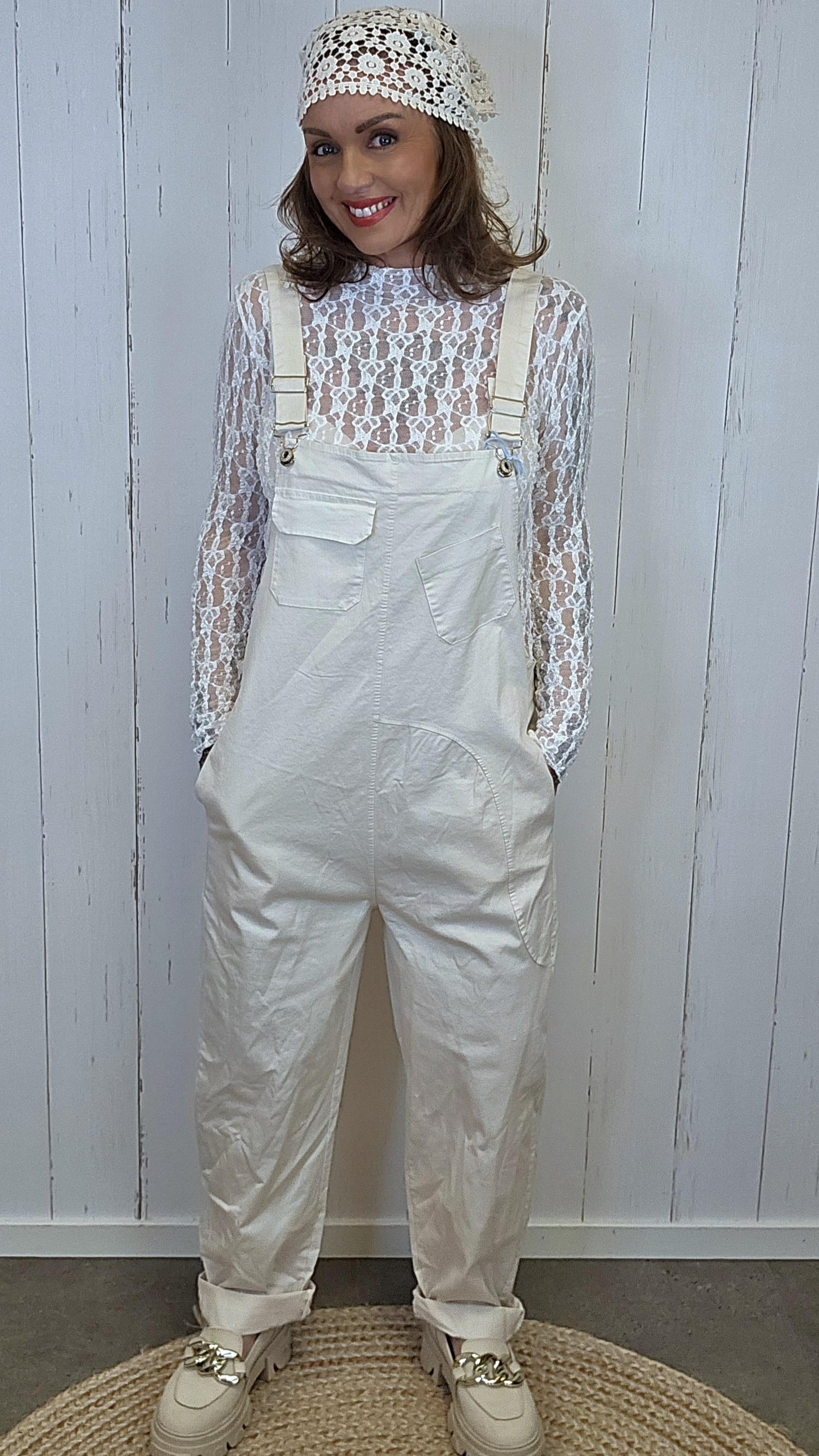 Sanna snekkerbukse beige