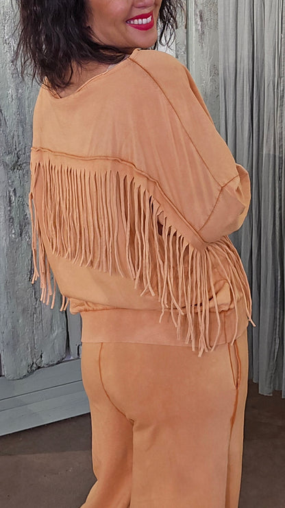 Indiali genser orange