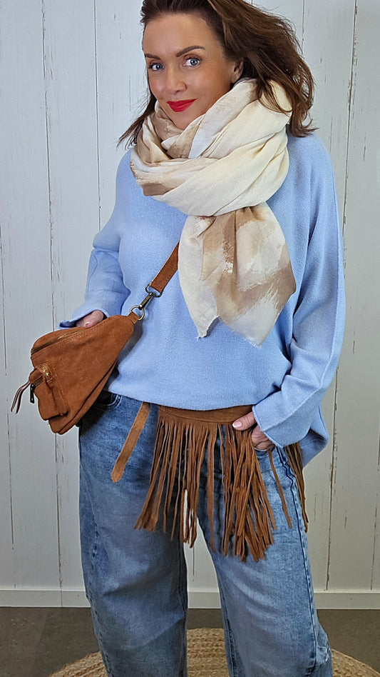 Anastasia skinn belte cognac