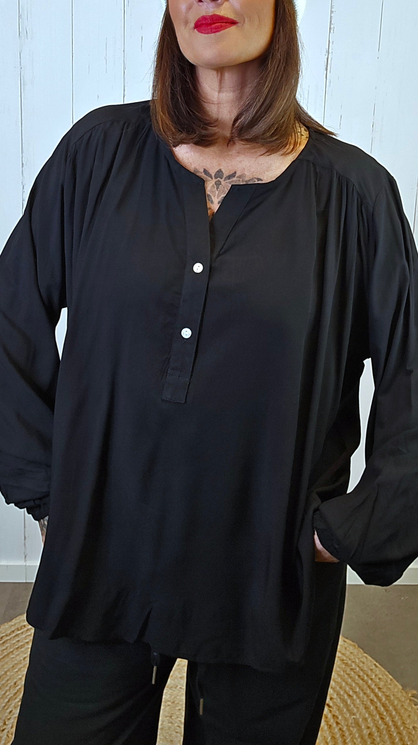 Catarine bluse svart